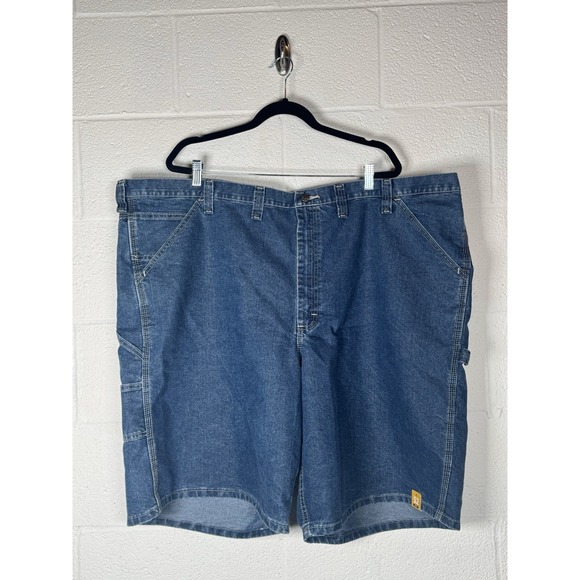 Lee Carpenter Denim Shorts Men's 52 Blue Utility Workwear Carpenter NWOT Jorts - Picture 1 of 5
